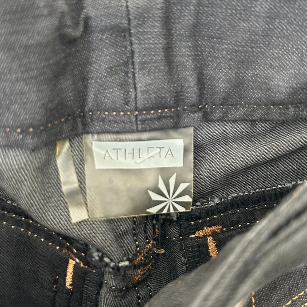 Athleta Women's dark blue stretch Jeans size 6. - Picture 2 of 7